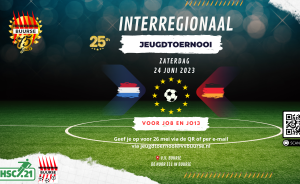 Uitnodiging 25e editie interregionaal jeugdtoernooi JO8 en JO13